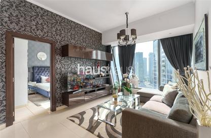 Apartment - 1 Bedroom - 2 Bathrooms for rent in Silverene Tower B - Silverene - Dubai Marina - Dubai