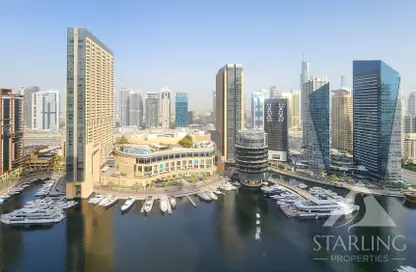 Apartment - 1 Bedroom - 2 Bathrooms for rent in Bay Central West - Bay Central - Dubai Marina - Dubai