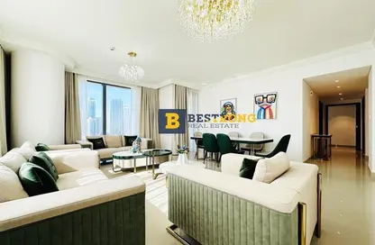 Apartment - 2 Bedrooms - 3 Bathrooms for rent in Boulevard Point - Downtown Dubai - Dubai