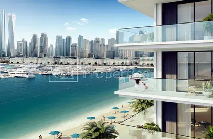 Apartment - 3 Bedrooms - 3 Bathrooms for sale in Beach Mansion - EMAAR Beachfront - Dubai Harbour - Dubai