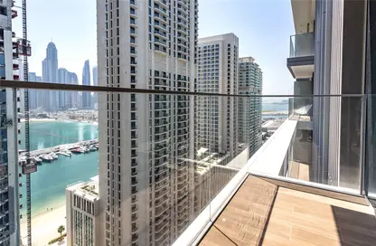 Apartment - 1 Bedroom - 1 Bathroom for rent in Beach Isle - EMAAR Beachfront - Dubai Harbour - Dubai