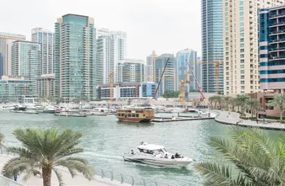 Villa - 3 Bedrooms - 3 Bathrooms for rent in Marina Wharf 2 - Marina Wharf - Dubai Marina - Dubai