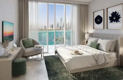 Apartment - 2 Bedrooms - 2 Bathrooms for sale in Beachgate by Address - EMAAR Beachfront - Dubai Harbour - Dubai