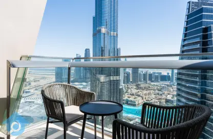 Apartment - 3 Bedrooms - 3 Bathrooms for rent in Burj Vista 1 - Burj Vista - Downtown Dubai - Dubai