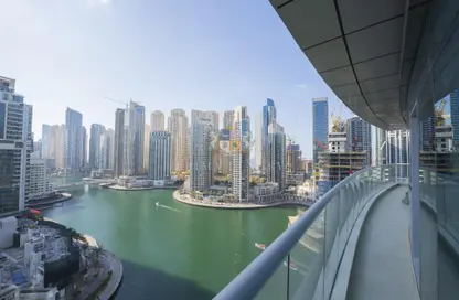 Apartment - 3 Bedrooms - 4 Bathrooms for sale in Trident Bayside - Dubai Marina - Dubai