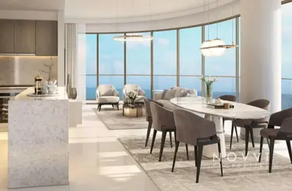 Apartment - 3 Bedrooms - 4 Bathrooms for sale in Grand Bleu Tower 1 - EMAAR Beachfront - Dubai Harbour - Dubai