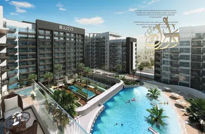 Apartment - 1 Bedroom - 2 Bathrooms for sale in Azizi Beach Oasis 2 - Dubai Studio City - Dubai