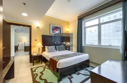 Room / Bedroom image for: Hotel  and  Hotel Apartment - 1 Bedroom - 1 Bathroom for rent in Al Barsha 1 - Al Barsha - Dubai, Image 1