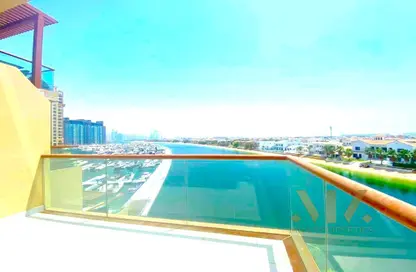 Apartment - 1 Bathroom for rent in Palm Views West - Palm Views - Palm Jumeirah - Dubai