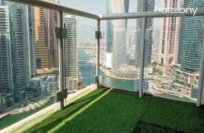 Apartment - 2 Bedrooms - 2 Bathrooms for rent in Al Habtoor Tower - Dubai Marina - Dubai