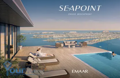 Apartment - 3 Bedrooms - 4 Bathrooms for sale in Seapoint - EMAAR Beachfront - Dubai Harbour - Dubai