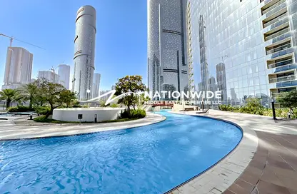 Apartment - 1 Bathroom for sale in The Gate Tower 2 - Shams Abu Dhabi - Al Reem Island - Abu Dhabi