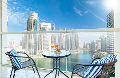 Apartment - 1 Bathroom for rent in Marina View Tower B - Marina View - Dubai Marina - Dubai