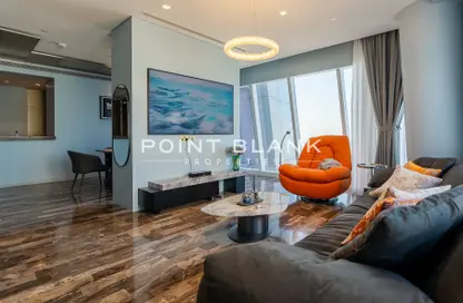 Apartment - 4 Bedrooms - 4 Bathrooms for rent in Damac Heights - Dubai Marina - Dubai