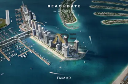 Apartment - 2 Bedrooms - 3 Bathrooms for sale in Beachgate by Address - EMAAR Beachfront - Dubai Harbour - Dubai