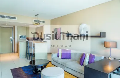 Living Room image for: Hotel  and  Hotel Apartment - 2 Bedrooms - 2 Bathrooms for rent in Dusit Thani Complex - Al Nahyan Camp - Abu Dhabi, Image 1