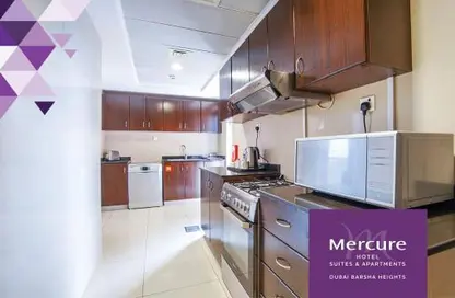 شقة - 2 غرف نوم - 2 حمامات للايجار في ميركيور دبي برشا هايتس للاجنحة والشقق الفندقية - برشا هايتس (تيكوم) - دبي