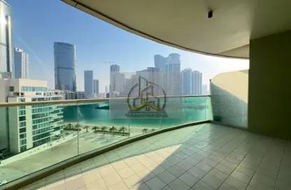 Apartment - 3 Bedrooms - 5 Bathrooms for rent in Beach Towers - Shams Abu Dhabi - Al Reem Island - Abu Dhabi