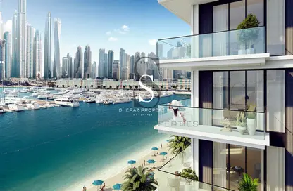 Apartment - 1 Bedroom - 1 Bathroom for sale in Beach Mansion - EMAAR Beachfront - Dubai Harbour - Dubai