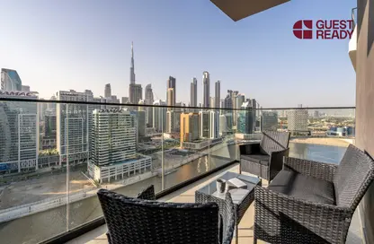 Apartment - Studio - 1 Bathroom for rent in Binghatti Canal - Business Bay - Dubai