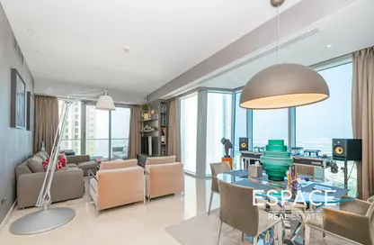 Apartment - 2 Bedrooms - 3 Bathrooms for rent in Trident Grand Residence - Dubai Marina - Dubai