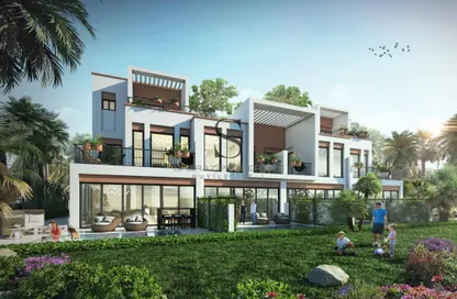 Villa - 5 Bedrooms - 6 Bathrooms for sale in Costa Brava at DAMAC Lagoons - Damac Lagoons - Dubai