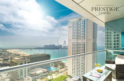 Apartment - 3 Bedrooms - 4 Bathrooms for sale in Al Fattan Marine Tower - Al Fattan Marine Towers - Jumeirah Beach Residence - Dubai