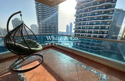 Apartment - 1 Bedroom - 2 Bathrooms for sale in Zumurud Tower - Dubai Marina - Dubai