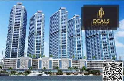 Apartment - 1 Bedroom - 2 Bathrooms for sale in Ajman Creek Towers - Al Rashidiya 1 - Al Rashidiya - Ajman