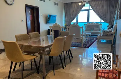 Duplex - 3 Bedrooms - 4 Bathrooms for rent in Ajman Corniche Residences - Ajman Corniche Road - Ajman