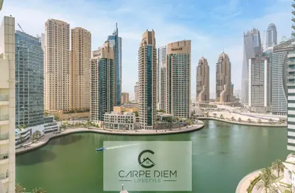 Water View image for: Apartment - 2 Bedrooms - 2 Bathrooms for rent in Marina View Tower A - Marina View - Dubai Marina - Dubai, Image 1