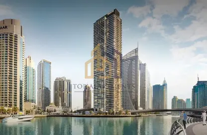 Apartment - 3 Bedrooms - 4 Bathrooms for sale in Marina Shores - Dubai Marina - Dubai