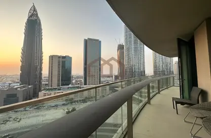 Apartment - 2 Bedrooms - 3 Bathrooms for rent in Burj Vista 1 - Burj Vista - Downtown Dubai - Dubai