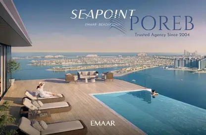 Apartment - 2 Bedrooms - 3 Bathrooms for sale in Seapoint - EMAAR Beachfront - Dubai Harbour - Dubai