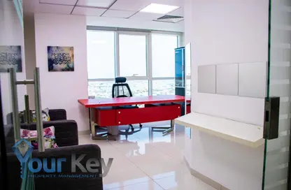 Office Space - Studio - 1 Bathroom for rent in Aspin Tower - Sheikh Zayed Road - Dubai