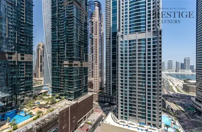 Apartment - 1 Bedroom - 2 Bathrooms for sale in Marina Heights - Dubai Marina - Dubai