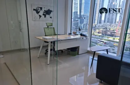 Office Space - Studio - 1 Bathroom for rent in The Burlington - Business Bay - Dubai