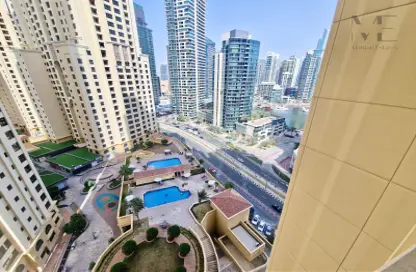 Apartment - 1 Bedroom - 2 Bathrooms for rent in Rimal 4 - Rimal - Jumeirah Beach Residence - Dubai