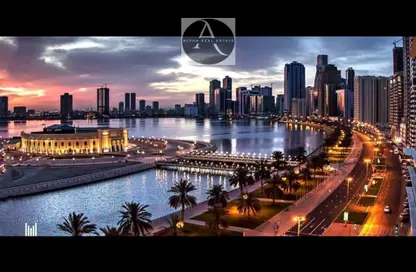 Apartment - 3 Bedrooms - 4 Bathrooms for sale in Al Dana Tower - Al Majaz 3 - Al Majaz - Sharjah