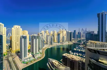 Apartment - 1 Bathroom for rent in Zumurud Tower - Dubai Marina - Dubai