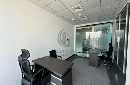 Office Space - Studio - 2 Bathrooms for rent in The Prime Tower - Business Bay - Dubai