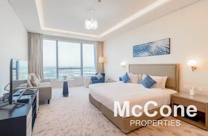 Apartment - 1 Bathroom for rent in The Palm Tower - Palm Jumeirah - Dubai