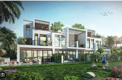 Townhouse - 4 Bedrooms - 3 Bathrooms for sale in Costa Brava at DAMAC Lagoons - Damac Lagoons - Dubai