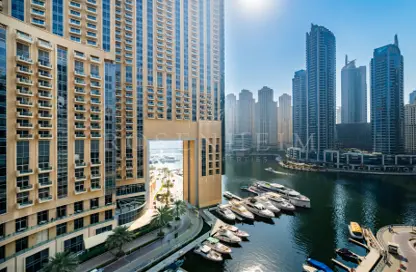 Apartment - 1 Bedroom - 2 Bathrooms for rent in Dubai Marina Moon - Dubai Marina - Dubai