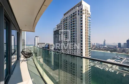 Apartment - 1 Bedroom - 1 Bathroom for sale in Beach Vista - EMAAR Beachfront - Dubai Harbour - Dubai