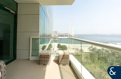 Apartment - 2 Bedrooms - 3 Bathrooms for rent in Al Bateen Residences - Jumeirah Beach Residence - Dubai