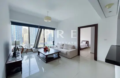 Apartment - 1 Bedroom - 1 Bathroom for rent in Silverene Tower B - Silverene - Dubai Marina - Dubai