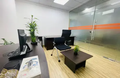 Office Space - Studio - 1 Bathroom for rent in Business Atrium Building - Oud Metha - Bur Dubai - Dubai