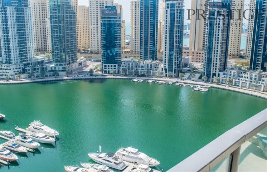 2 Bed Furnished + Study Al Majara 2 | Dubai Marina - ref prestigedubai ...