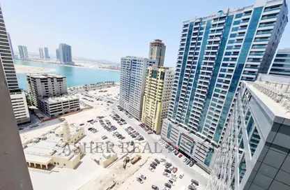 Apartment - 1 Bedroom - 2 Bathrooms for rent in Al Hafeet Tower - Al Khan - Sharjah